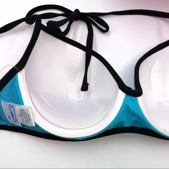 California Waves Bikini Swimsuit Medium Colorblock - Picture 5 of 6